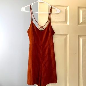 Stradivarius brand - Size M brown black romper - from Europe and worn once!